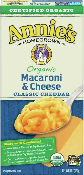 Annie's Homegrown, Organic Classic Macaroni and Cheese