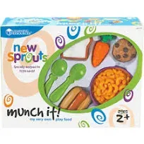 New Sprouts Munch It! Food Set - 20 Pieces, Pretend Play Toys for Boys 