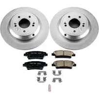 Power Stop 17-18 Genesis G80 Rear Z17 Evolution Geomet Coated Brake Kit