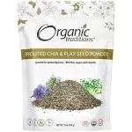 Organic Traditions Sprouted Chia & Flax Seed Powder - 16 oz