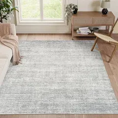 Valenrug Washable Rug - Stain Resistant Area Rugs for Living Room, Non Slip Backing Printed Rugs for Bedroom, Folable Machine Washable Area Rug (Beige, 9'x12')