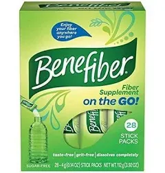 Benefiber Fiber Supplement Stick Packs