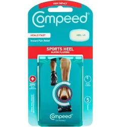 Compeed 중간 크기 블리스터 플라스터, 12 하이드로콜로이드 플라스터, 발 치료, 빠른 치유, 100% 플라스틱 프리 카톤 팩, 12개(1팩)