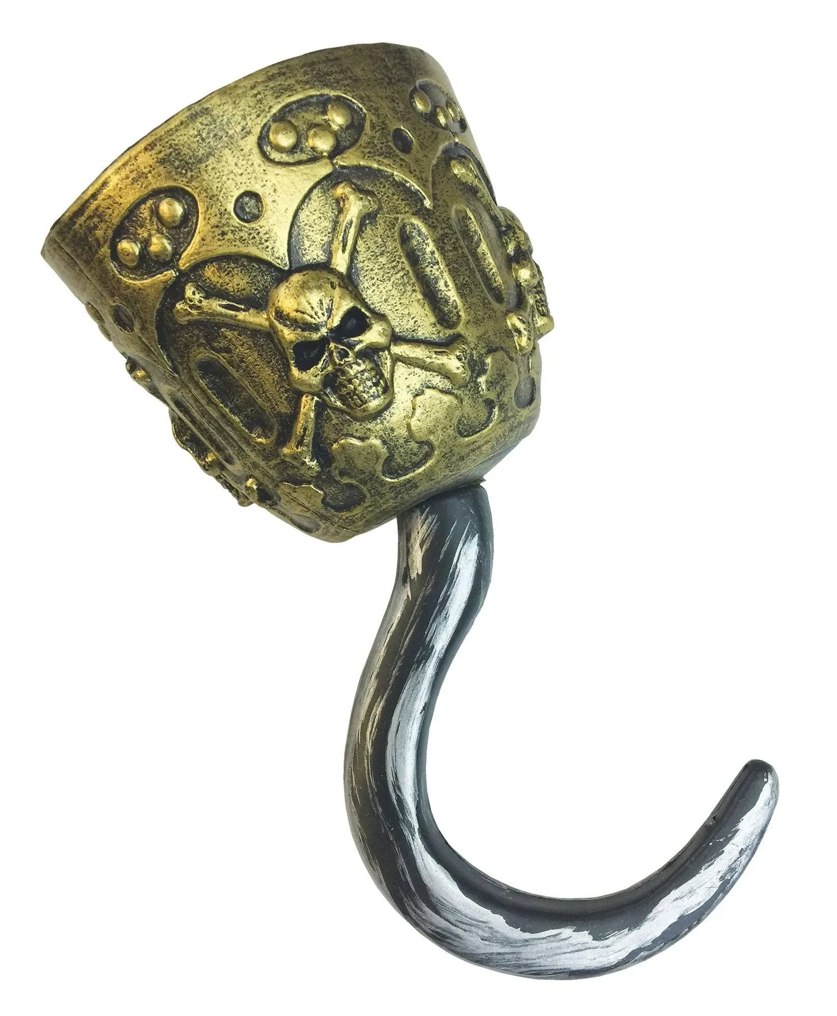 Silver And Gold Pirate Hook