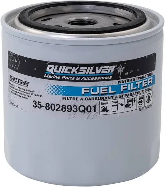 QUICKSILVER WATER SEPARATING FUEL FILTER 35-802893Q01