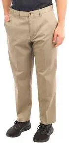 Haggar Men's Iron Free Premium Khaki Classic Fit Flat Front Pant