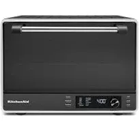 KitchenAid Dual Convection Countertop Oven with Air Fry & Temperature Probe Black Matte