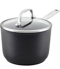 KitchenAid Hard-Anodized Induction Nonstick Saucepan with Lid