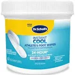 Dr. Scholl's Instant Cool Athlete's Foot Treatment Wipes, 60ct