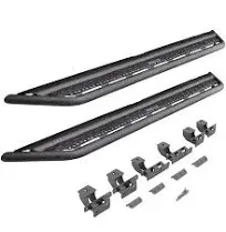 Go Rhino D64516T Dominator Xtreme D6 Side Steps with Rocker Panel Mounting Brackets Kit for Jeep 20-23 Gladiator