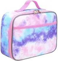  Tie Dye Lunch Box for Girls, Girl&#039;s Lunch Box, Soft Sided Pink Tie Dye