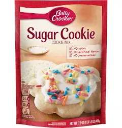 Betty Crocker Sugar Cookie Mix, Makes twelve (12) 2-inch Cookies, 6.25 oz.