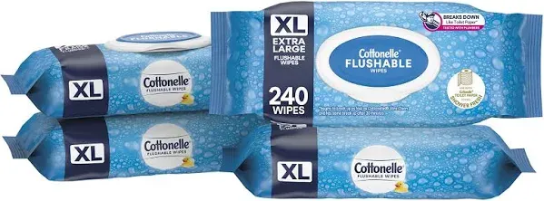 Cottonelle XL Flushable Wet Wipes