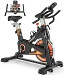 Exercise Bike, WENOKER Magnetic Resistance Stationary Bike for Home, Indoor Bike with Whisper Quiet, Heavy Flywheel and Upgraded LCD Monitor (Newest