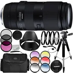 Tamron 100-400mm F/4.5-6.3 Di Vc Usd Lens for Nikon F Kit Includes Manufacturer Accessories + 3 Piece Filter Kit +