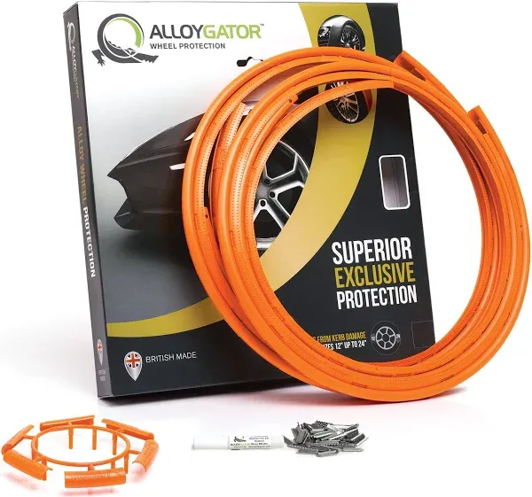 4 Orange AlloyGator Car Truck Wheel Protector | Exclusive Profile | Rim 12"-24"  | eBay