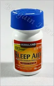 Kirkland Signature Sleep Aid Doxylamine Succinate 25 Mg - 192 Tablets EXP 2024