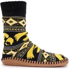 NEW IOWA HAWKEYES SLIPPER SOCKS MUK LUKS WOMENS 6-8 MENS 5-7 Game Day