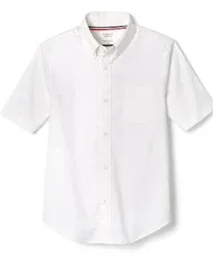 French Toast Boys Short Sleeve Oxford Shirt