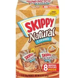 SKIPPY Creamy Peanut Butter Individual Squeeze Packs