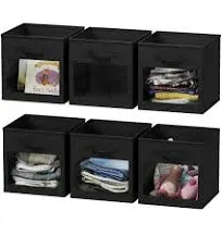 SpaceAid 6 Pac Fabric Storage Cubes