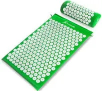 ProSource Acupressure Mat and Pillow Set - Green