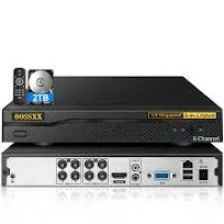 2TB 8-Channel 5-in-1 Digital Video Recorder