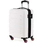 Swissgear 7366 18" Expandable Carry On Hardside Spinner Luggage White