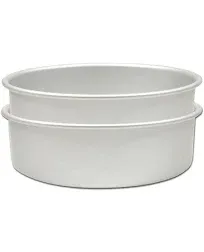 Fat Daddio&#039;s PRD-104 Round Cake Pan, 10 x 4 Inch, Silver 4&#034; Depth