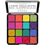 NYX Professional Makeup Ultimate Color Palette For Eyes & Face, I Know That's Bright (0.04 oz, 16 ct)