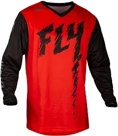 Fly Racing Youth F-16 Jersey (2024) Lg Red/Black/Grey 377-222YL