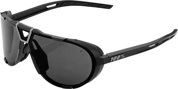 100% Westcraft Matte Black w/Smoke Lens Sunglasses