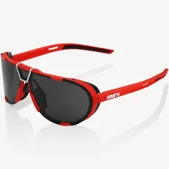 Westcraft Soft Tact Red Sunglasses with Black Mirror Lens