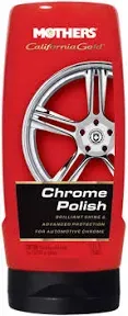 Mothers 05212 California Gold Chrome Polish, 12 oz.