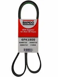 Bando Serpentine Belt 6PK1800