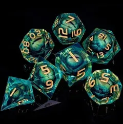 Sharp Edge Dragon Eye DND Dice Set