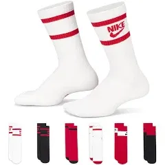 Nike Everyday Kids' Cushioned Crew Socks (6 Pairs)