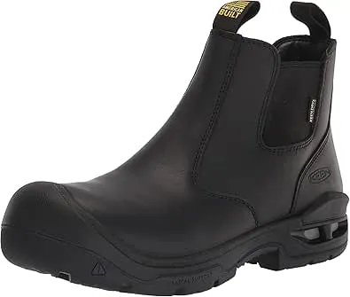 KEEN Utility Men's Juneau Romeo Mid HeightCompositeToeWaterproof PullOn Work Boots