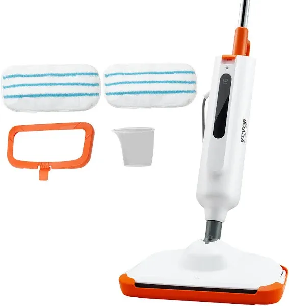 VEVOR Steam Mop Hard Wood Floor Cleaner with 2 Pcs Pads and A Water Tank