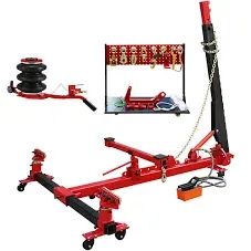 VEVOR Auto Body Frame Puller Straightener with Clamps Airbag Jack Hydraulic Pump