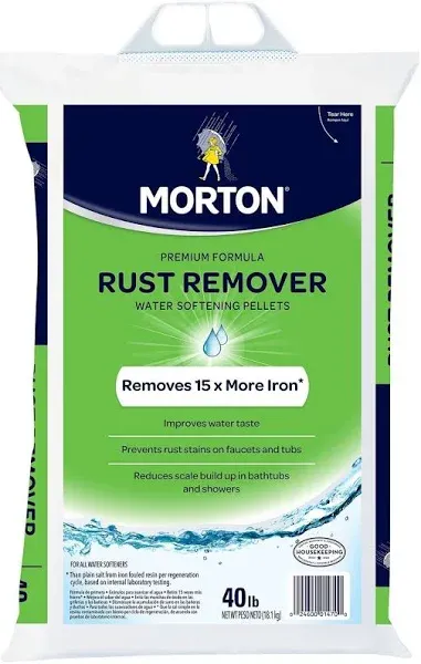 Morton Rust Remover Water Softening Pellets (40 lbs.)