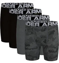 Boys' Under Armour Boxer Briefs Underwear 4 Pack XLarge Camo