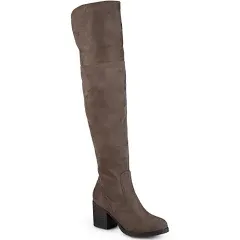 New Journee Collection Womens Sana Faux Suede Over-The-Knee Boots Shoes, Size 9M