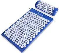 ProsourceFit Acupressure Mat and Pillow Set for Back/Neck Pain Relief and...