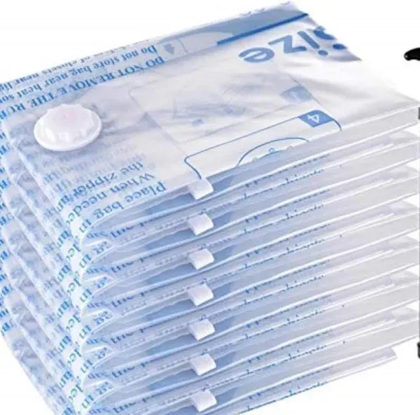 MEIQIHOME Vacuum Storage Bags 8 Space Saver Sealer Bags