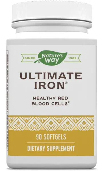 Enzymatic Therapy Ultimate Iron Softgels