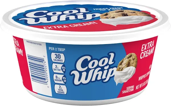 Cool Whip Extra Creamy Whipped Topping