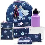 Frozen Kids Backpacking Backpack With Lunch Bag 16&#034; School Bag Girls-6Pcs New