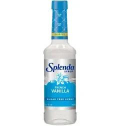 Splenda Coffee Syrup, French Vanilla, Sugar Free, Flavored Liquid Syrups for Drinks, 750 ml Bottle