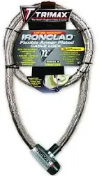 Trimax Tirmax Ironclad Flexible Armor Plated Cable Lock - 72&#034; X 26Mm Tg3072Sx